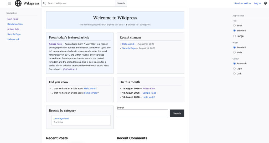 Wikipress Premium: Encyclopedia-Style Publishing for WordPress